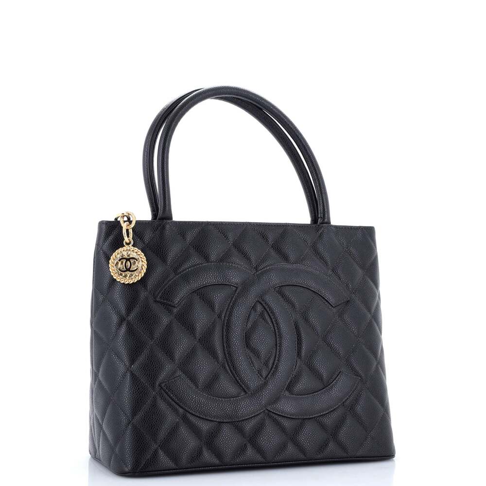 Chanel Medallion Tote Quilted Caviar #242220C24B - Picture 2 of 7